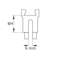 Recknagel Rear Foot for Suhl-Claw Mount for LM Rail