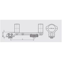 ERAMATIC One-Piece Swing mount, CZ550 Magnum, 30.0 mm