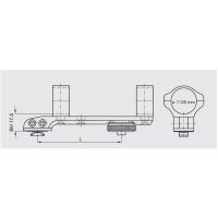 ERAMATIC One-Piece Swing mount, CZ550 Magnum, 26.0 mm