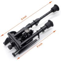 Bipod Factory 6-9 Inch Tactical Adjustable legs Benchrest Shooting Bi-pod