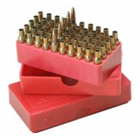 MTM Ammo Box 38-357 50rd Slip, Round Hole