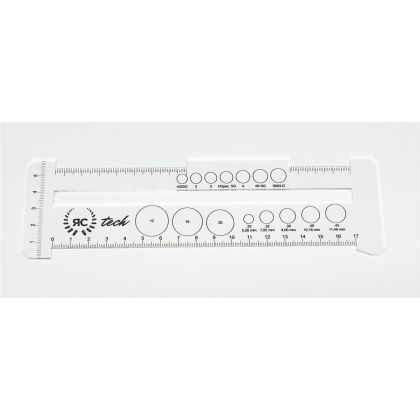 RC-tech IPSC Scoring Overlay Gauge and Measurement