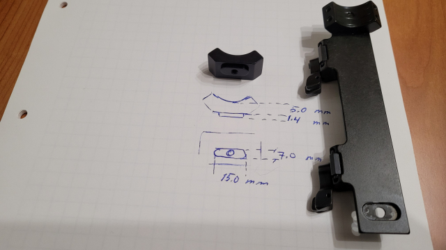 Recknagel Ring for Merkel Base, 30 mm - 1x