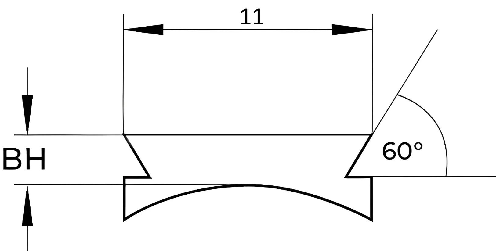 11 mm dovetail