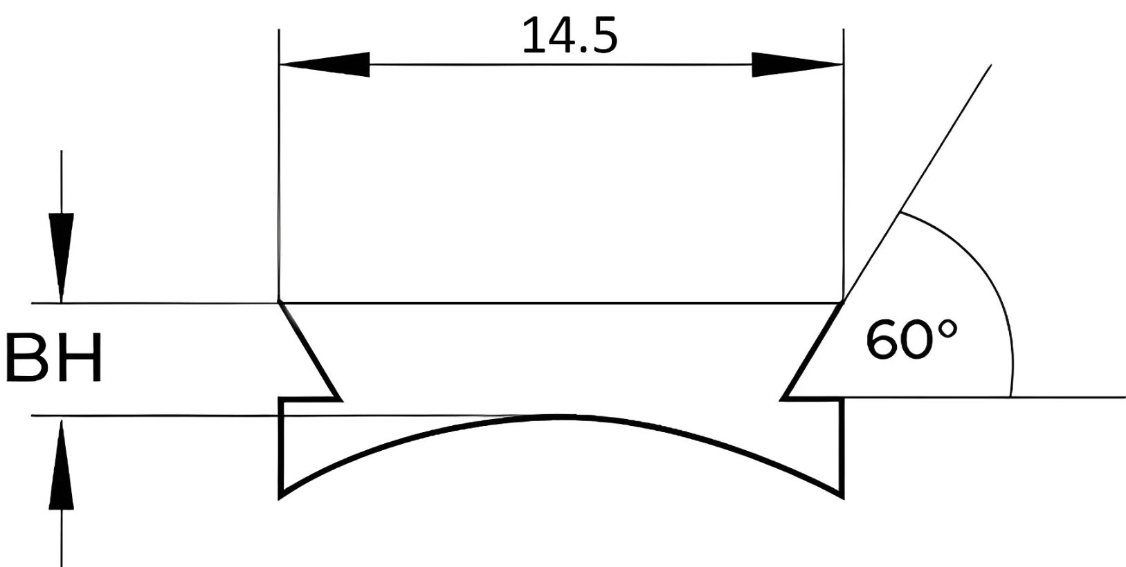 14.5 mm Dovetail