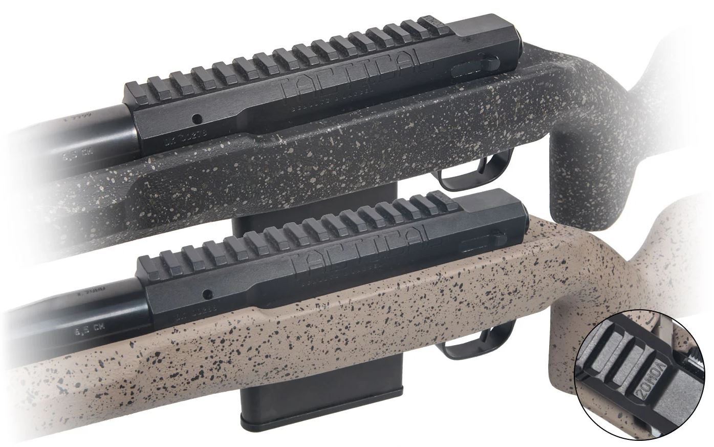 Schultz & Larsen Tactical receiver, chambered for .308 Win.