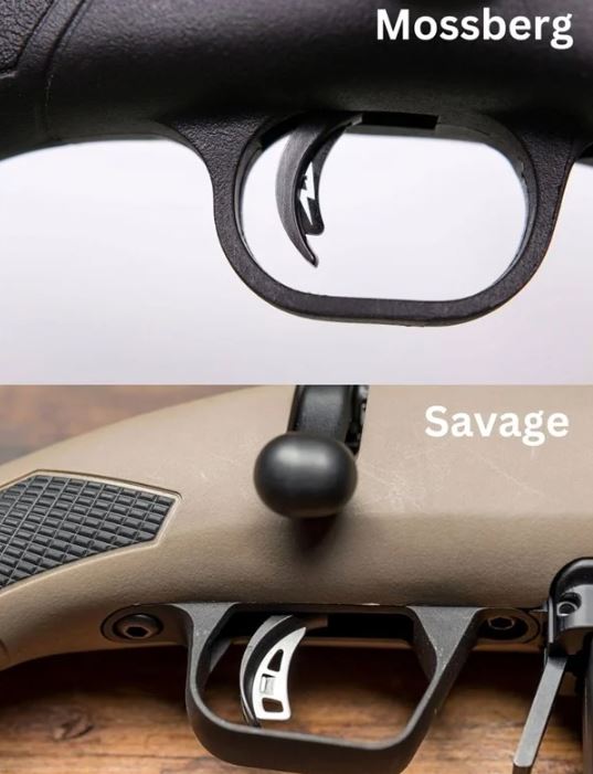 The Difference between the Mossberg LBA Trigger and Savage AccuTrigger