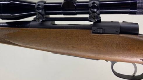 The receiver of Musgrave model 83, chambered for .308 Win.